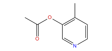 4-Methylpyridin-3-yl acetate